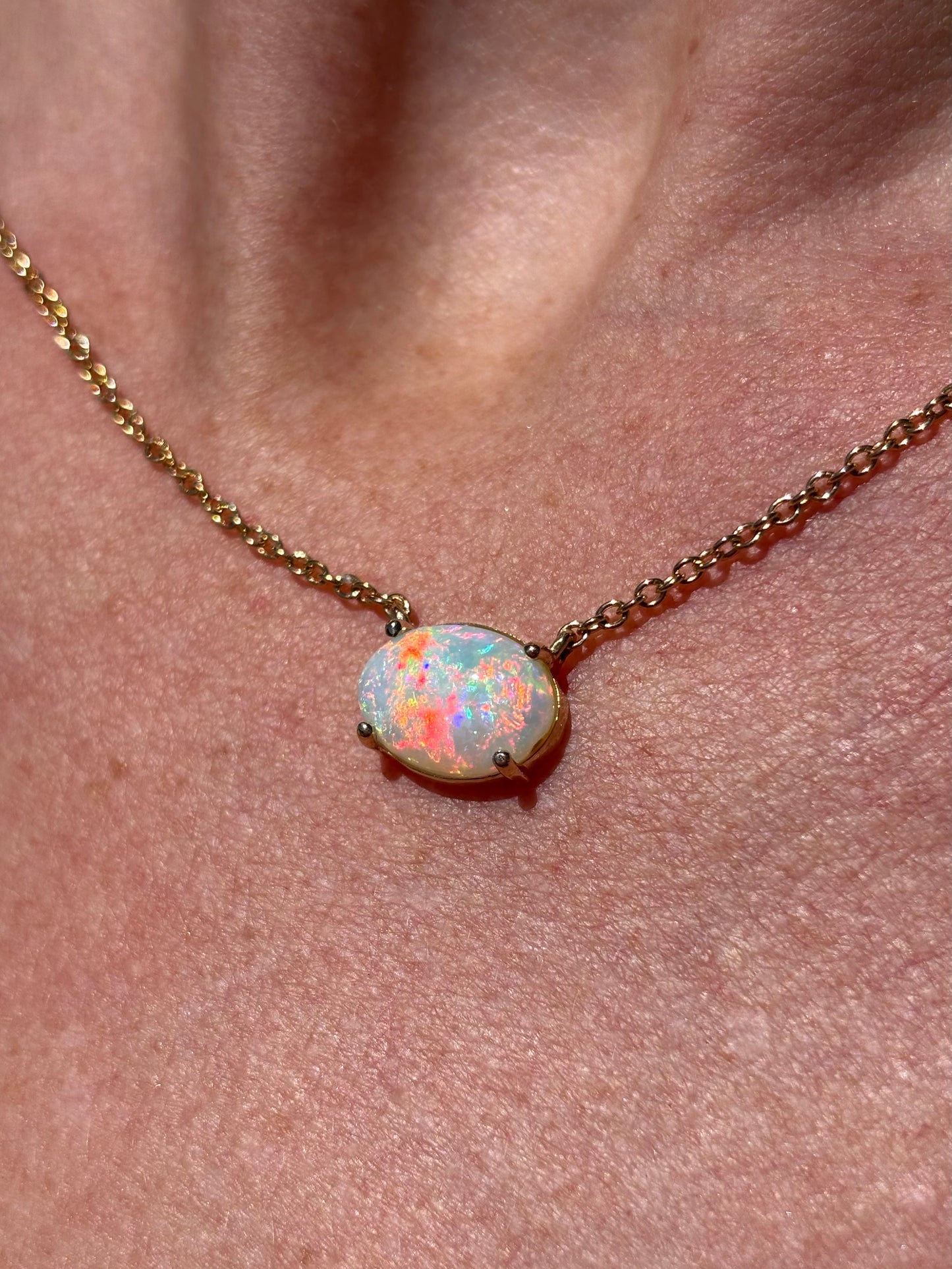Pink Passion Necklace - 9k gold