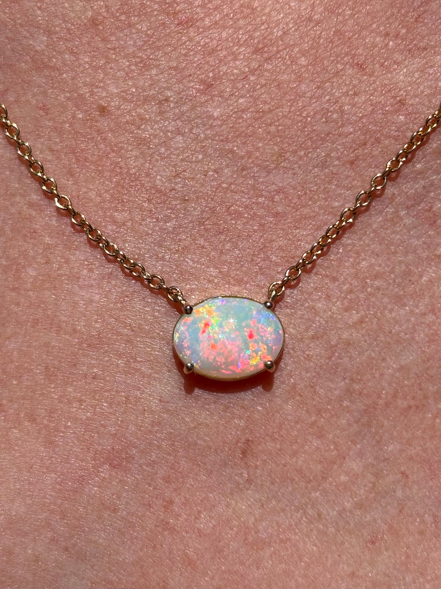 Pink Passion Necklace - 9k gold