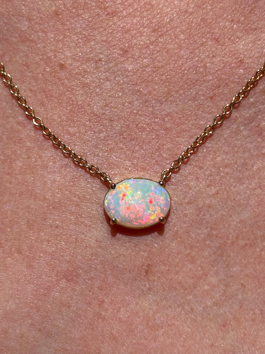 Pink Passion Necklace - 9k gold