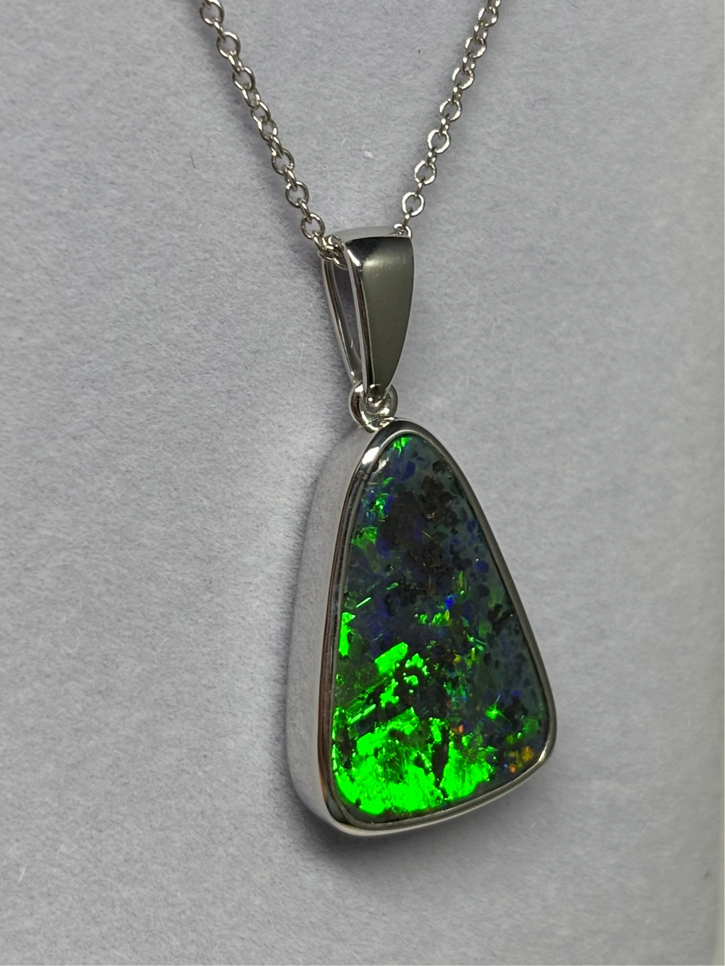 Galactic Boulder Pendant - sterling silver