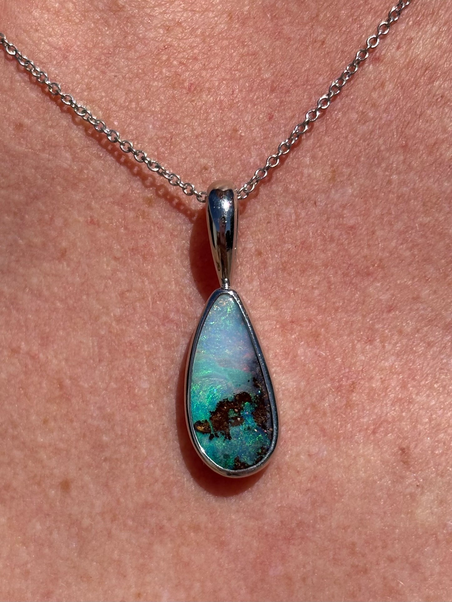Paradise Boulder Pendant - sterling silver