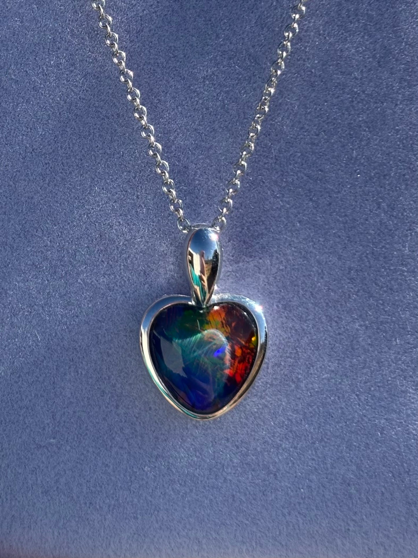 Triplet Heart Pendant - sterling silver