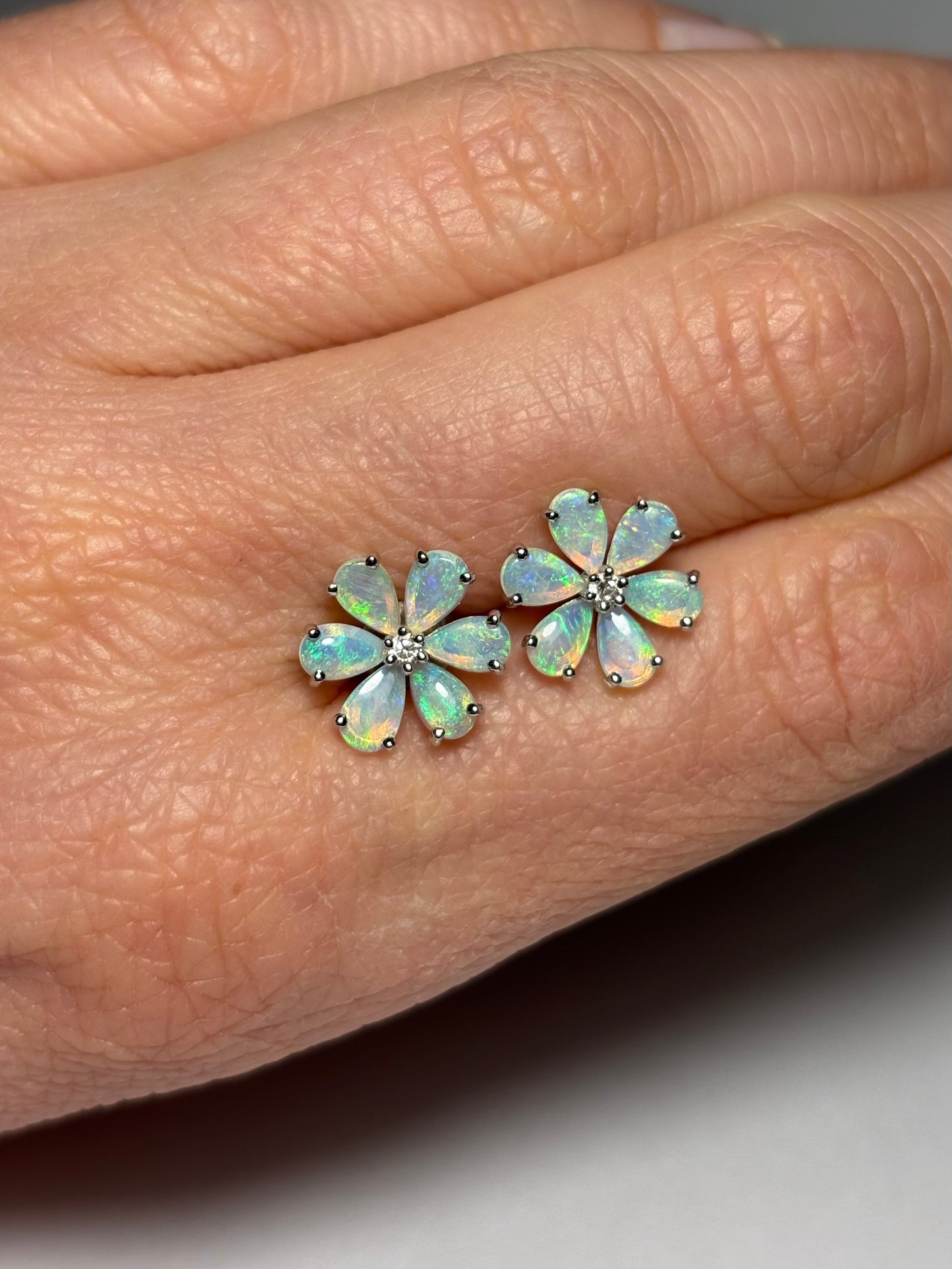 Forget Me Not Earrings - Sterling Silver