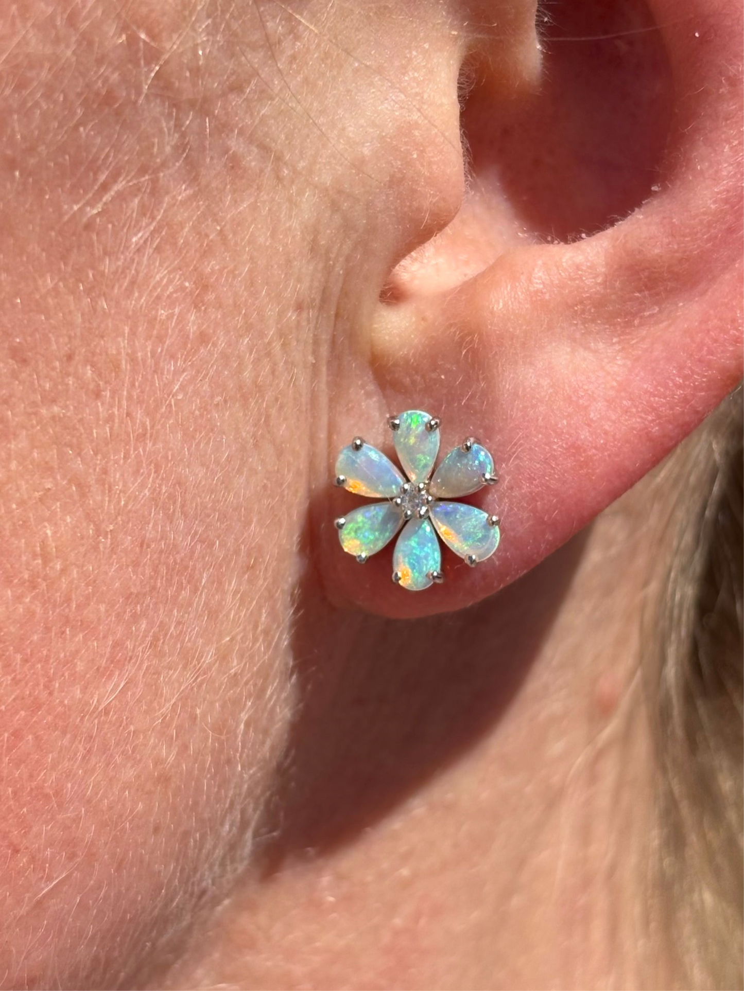 Forget Me Not Earrings - Sterling Silver