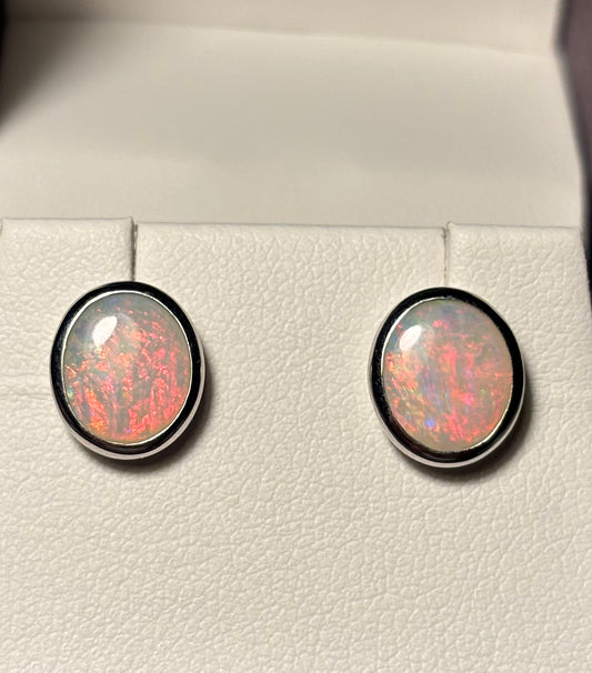 Barbie Pink Earrings -  Sterling Silver