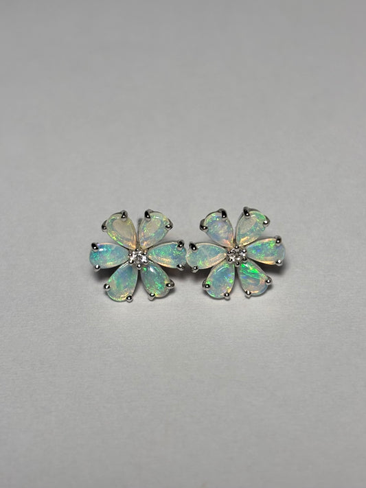 Forget Me Not Earrings - Sterling Silver