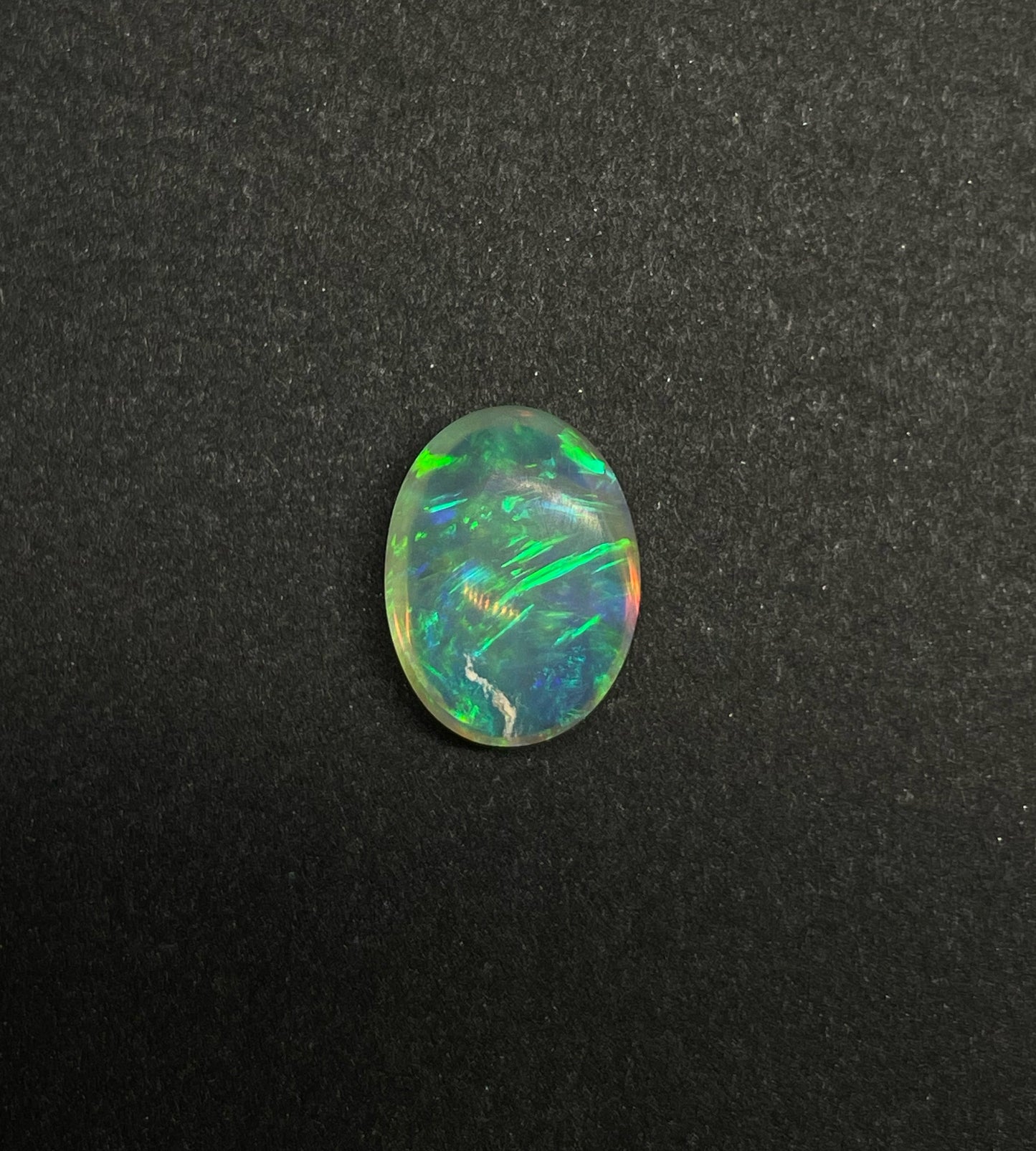 2.6ct Lightning Ridge Black Crystal Opal