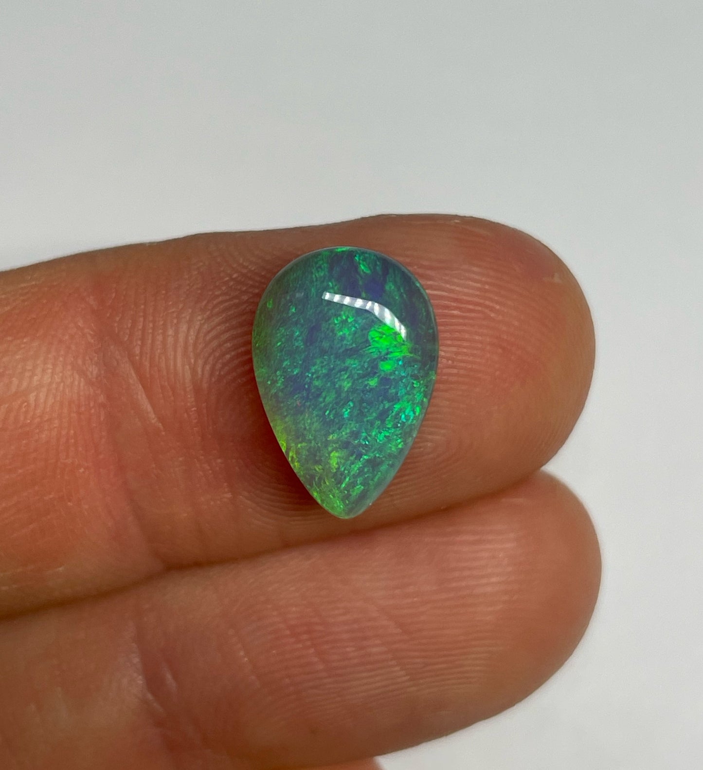 4.8ct Lightning Ridge Black Crystal Opal