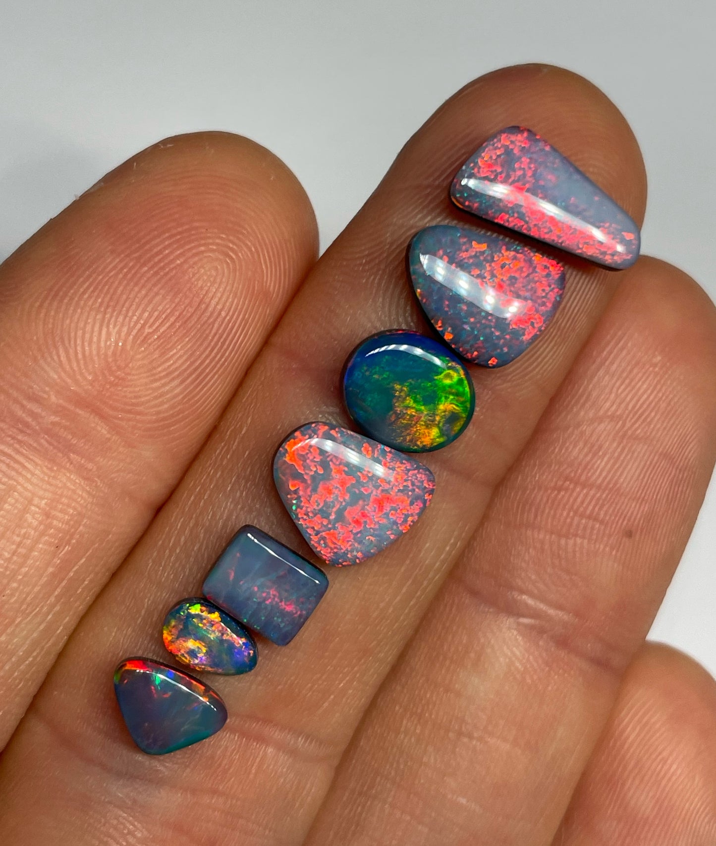 7.3ct Opal Doublet Parcel