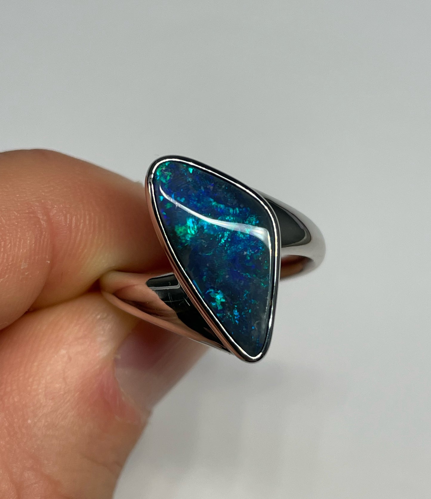 Midnight Orbit Ring - Sterling Silver, Size 9.25, S