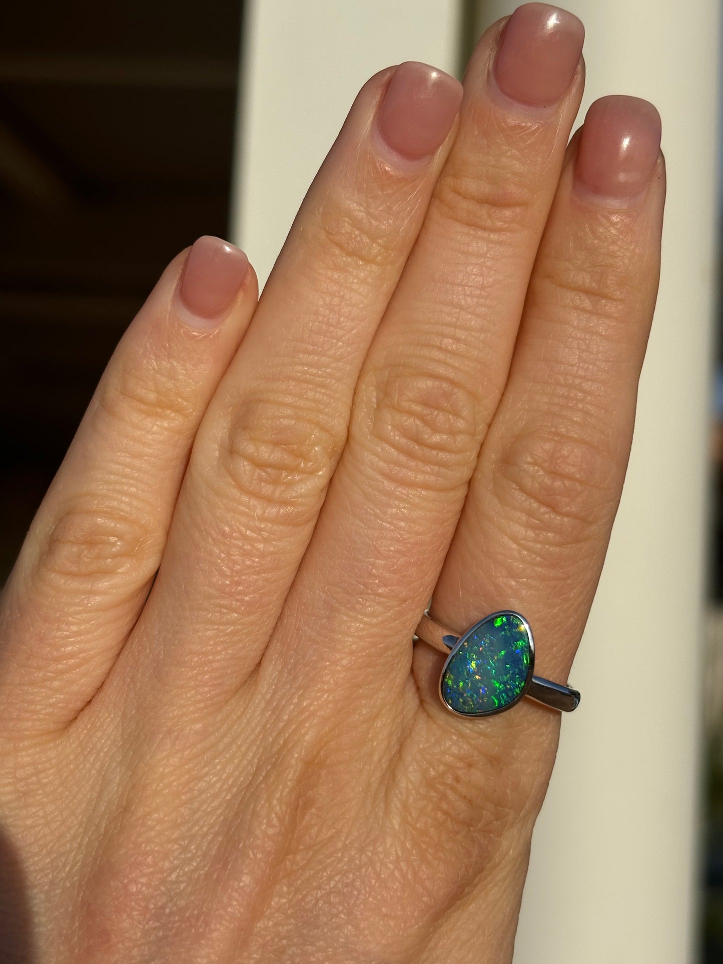 Bahamas ring - sterling silver, size 8.75, R