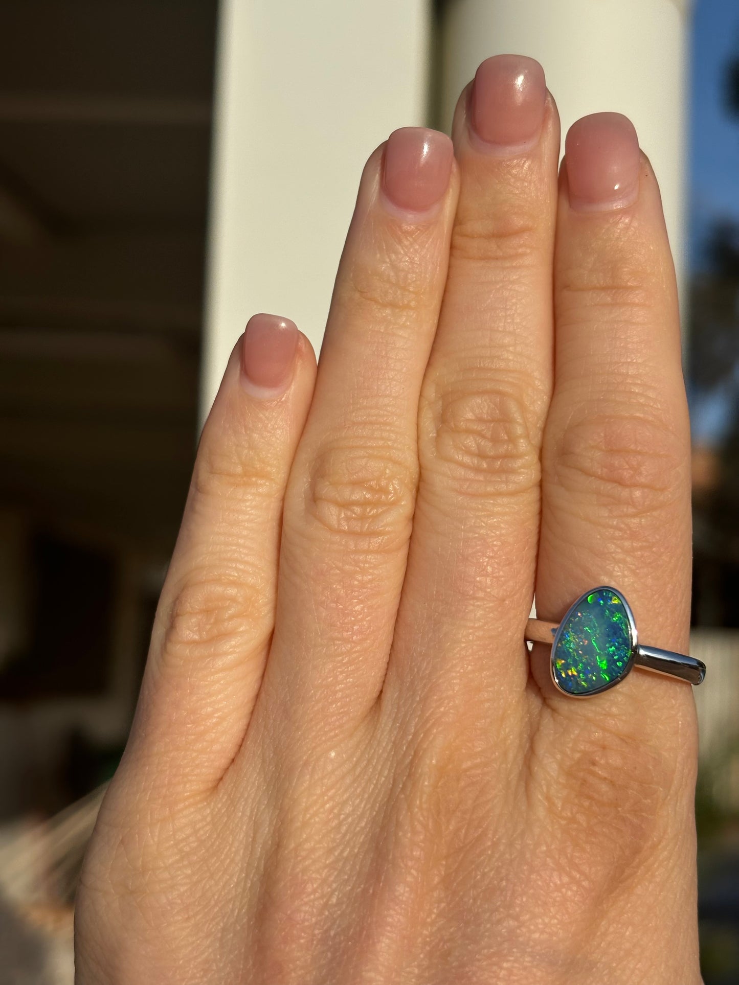 Bahamas ring - sterling silver, size 8.75, R
