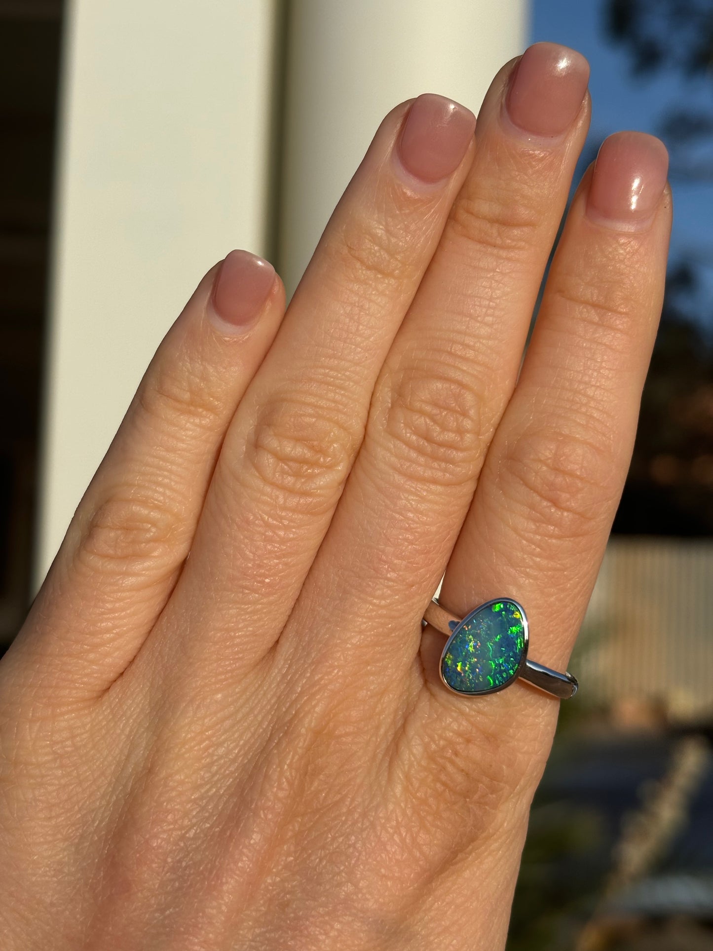 Bahamas ring - sterling silver, size 8.75, R