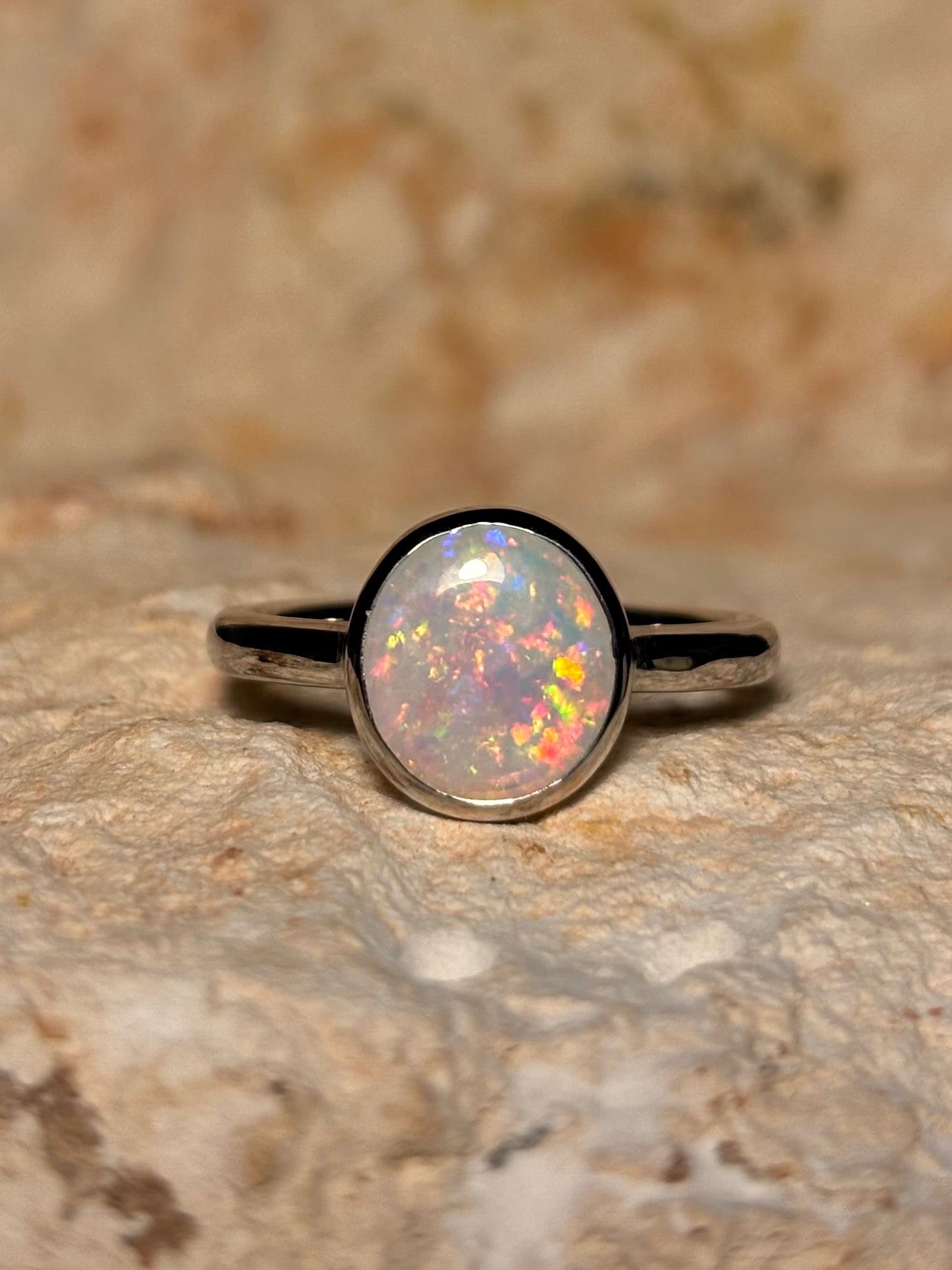 Cockatoo Ring - Sterling Silver, Size 6.75, N