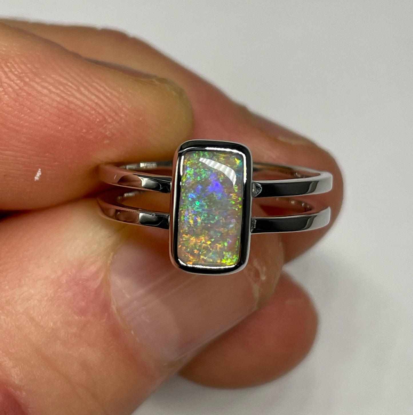 Purple Haze Ring - Sterling Silver, Size 6.25, M