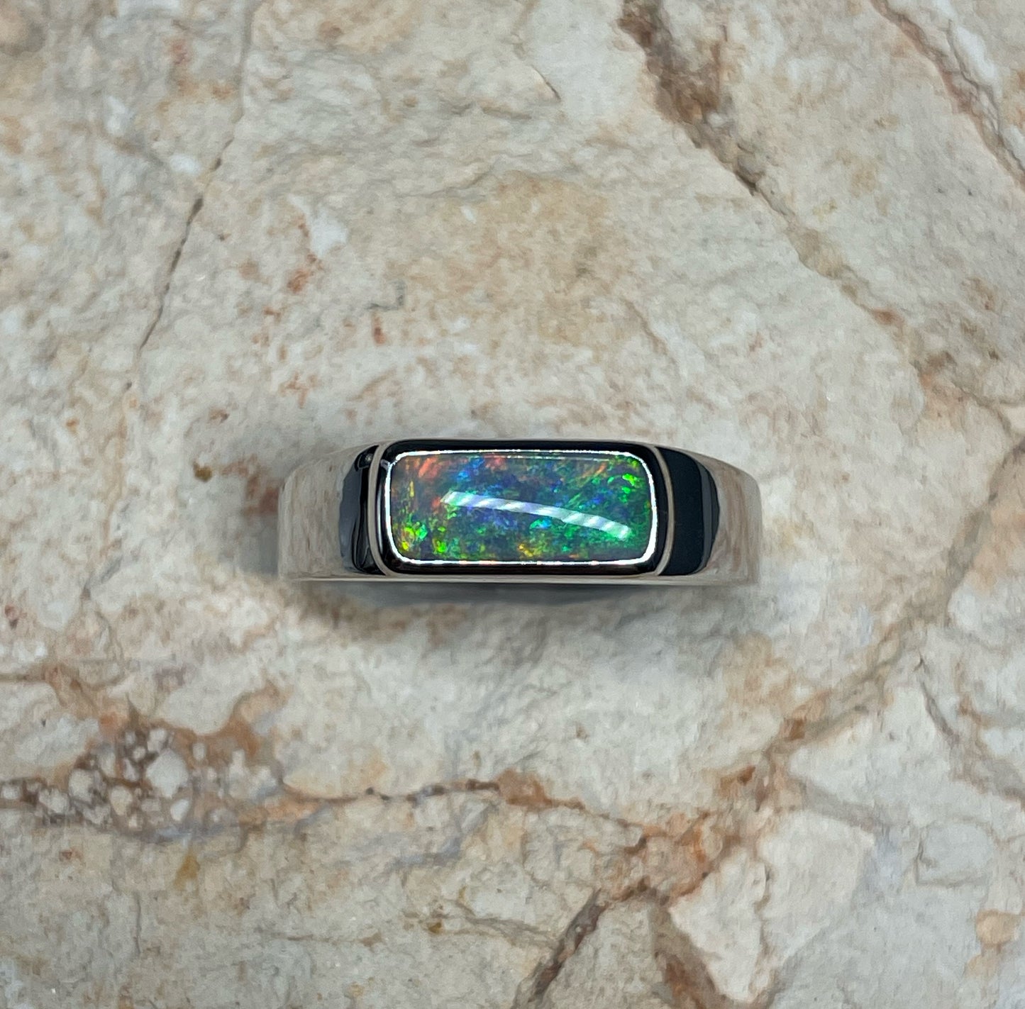 Mountain View Ring - Sterling Silver, Size 7.25, O