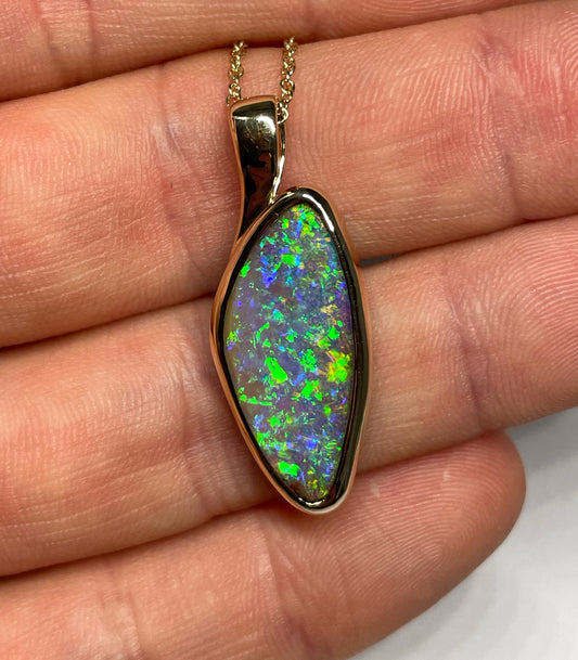 Luminous Glow Pendant - 14k Gold