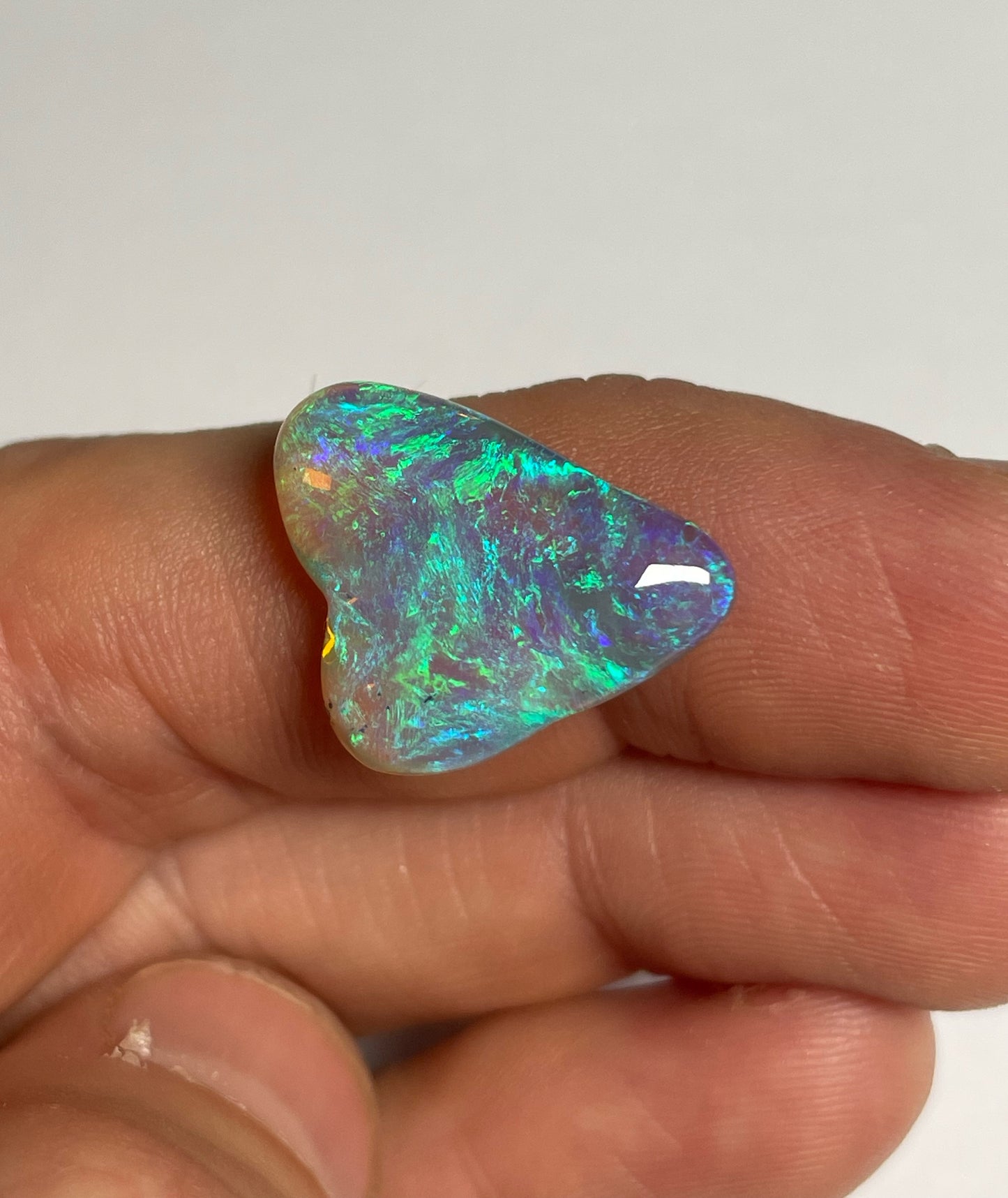 9ct Lightning Ridge Black Crystal Opal