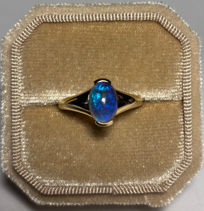 Blue Mountains Ring - 9k, Size 6.75, N