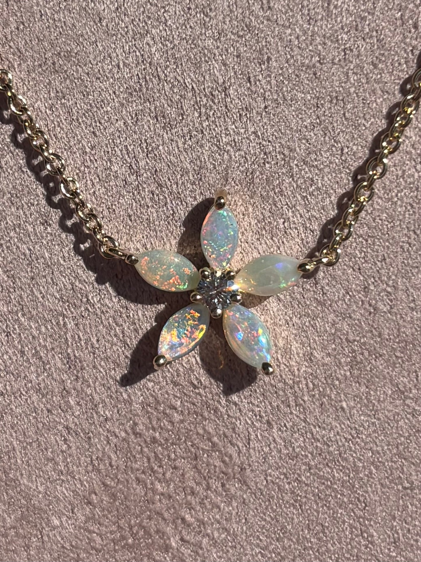 Jasmine Necklace - 9k