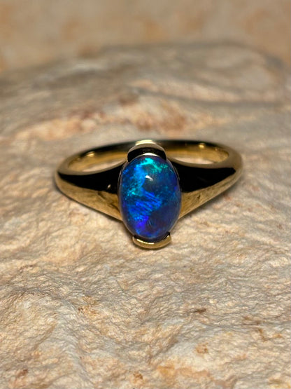 Blue Mountains Ring - 9k, Size 6.75, N