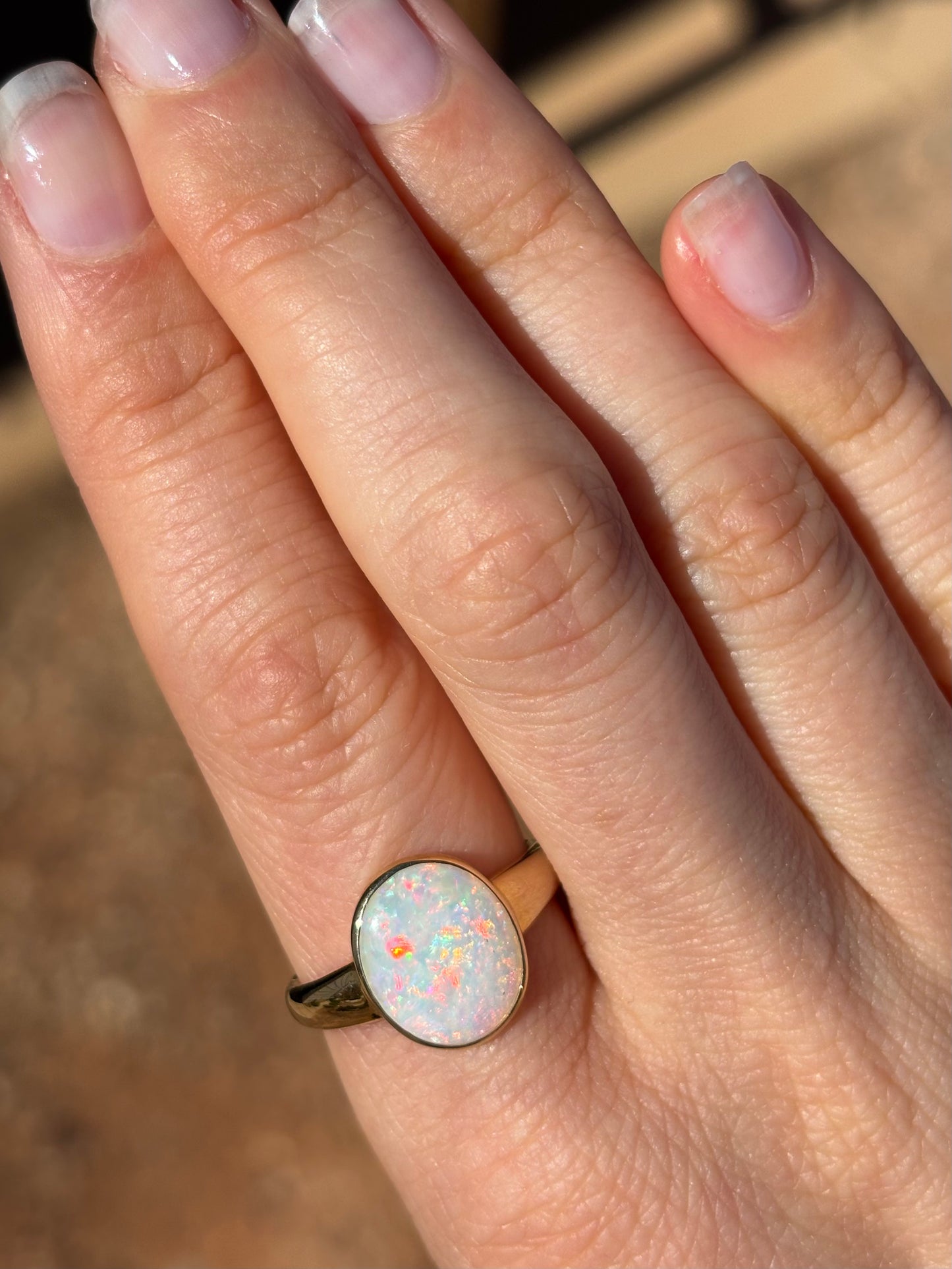 White Haven Ring - 9K Size 8.75, R