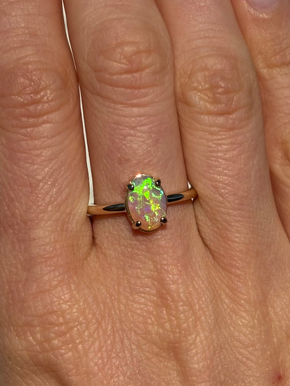 Golden Forest Ring - 14k Size 6.75, N