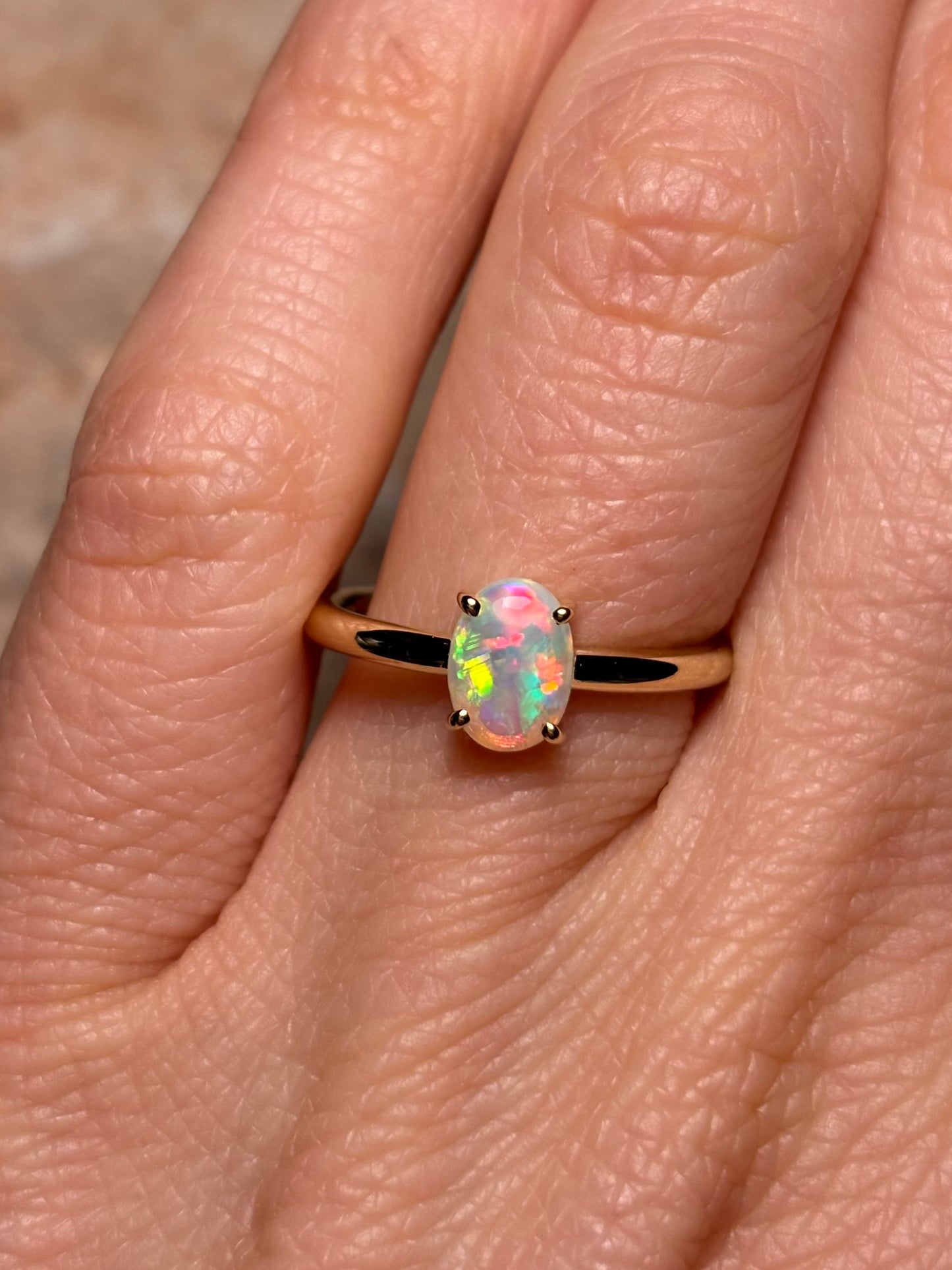 Mystic Aura Ring - 9k, Size 5, K