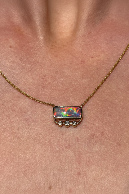 Lava Glow Necklace - 14k