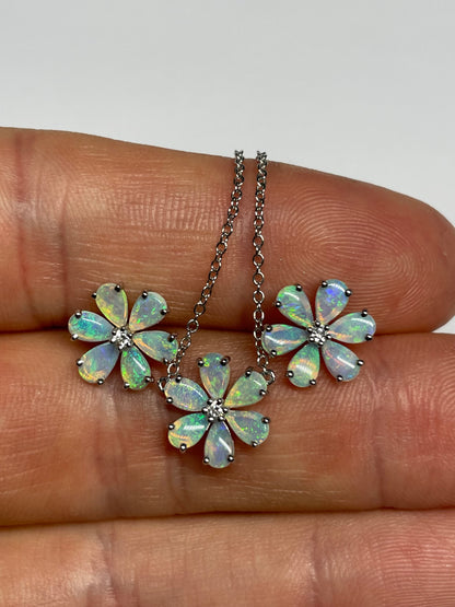 Forget Me Not Necklace - Sterling Silver