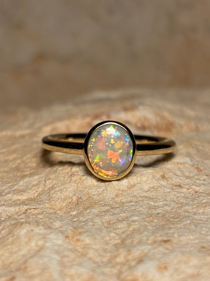 Pink Paradise Ring - 14k, Size 5, K