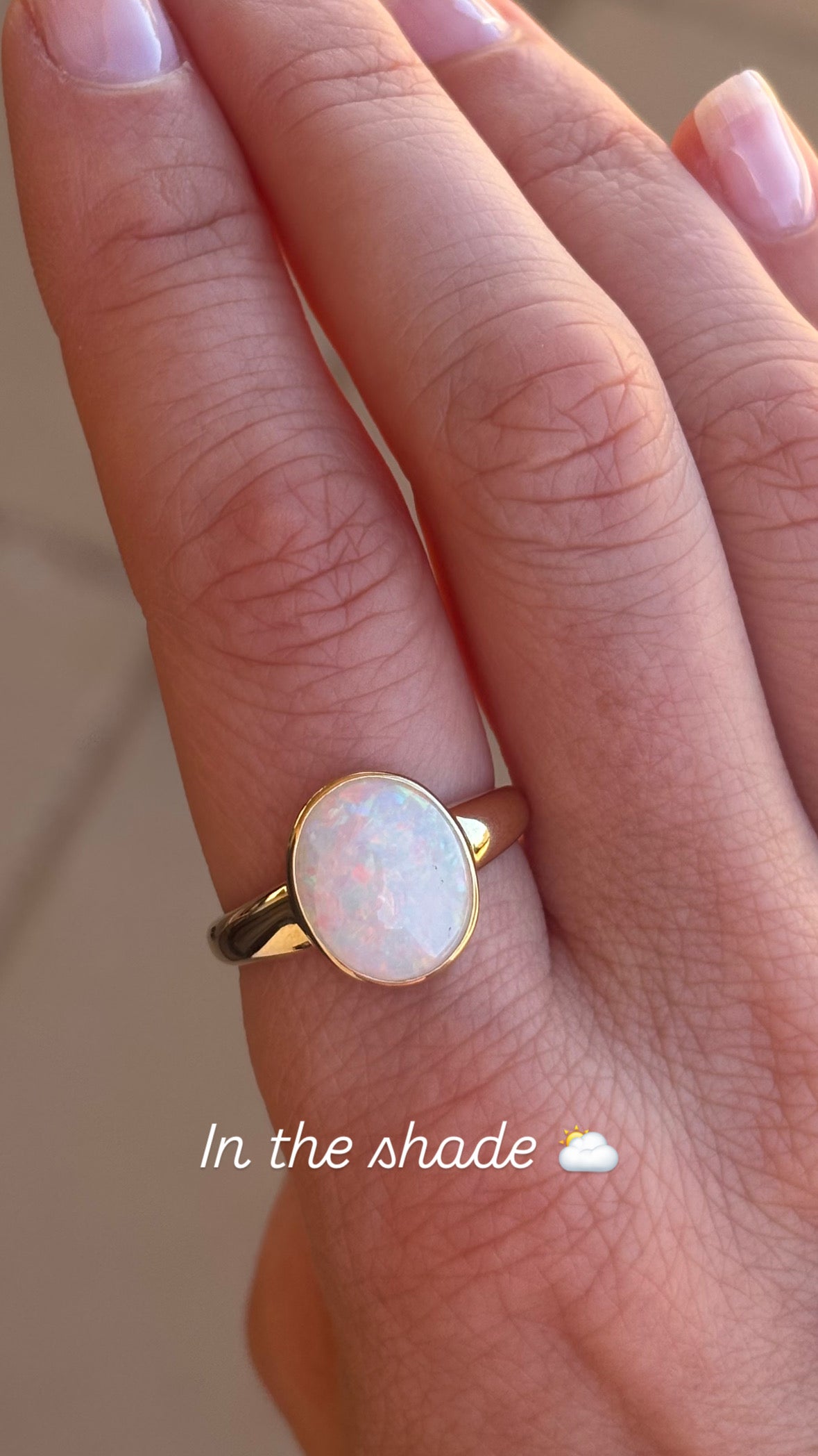 White Haven Ring - 9K Size 8.75, R