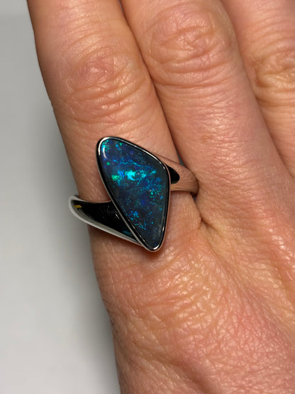 Midnight Orbit Ring - Sterling Silver, Size 9.25, S