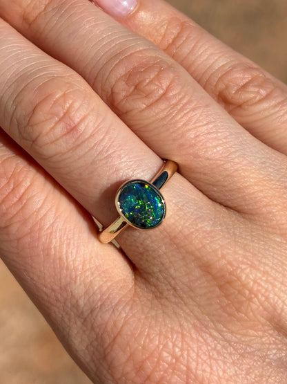 Starry Night Ring - 14k Size 6.75, N