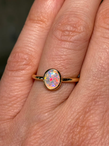 Pink Paradise Ring - 14k, Size 5, K