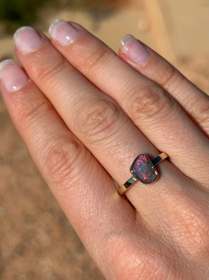 Desert Night Ring - 9K Size 6.25, M
