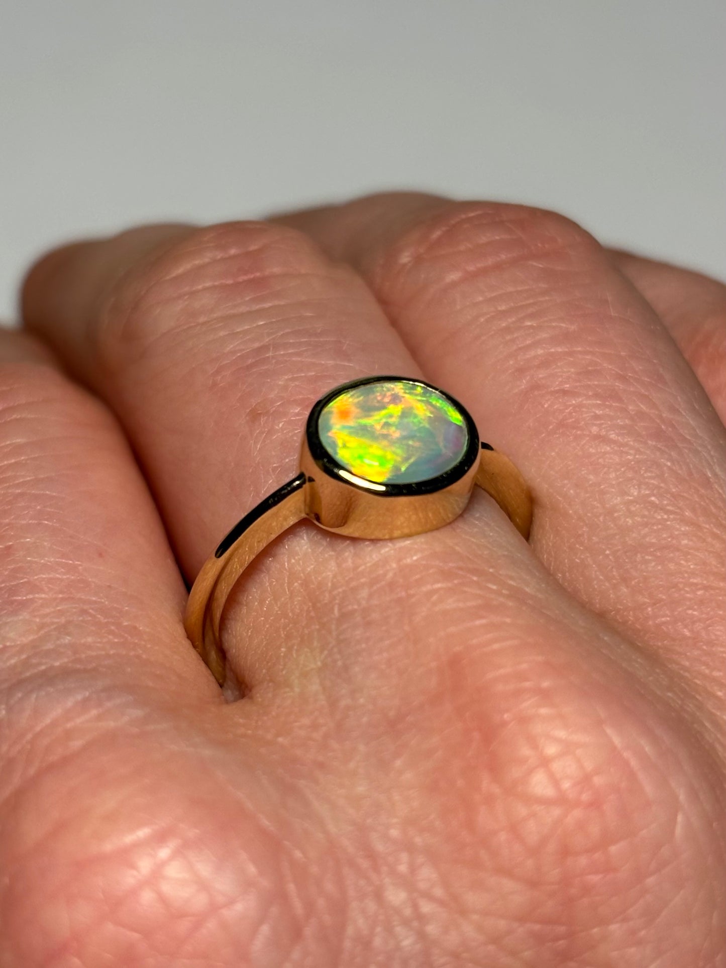 East West Ring - 14k Size 7.5, P