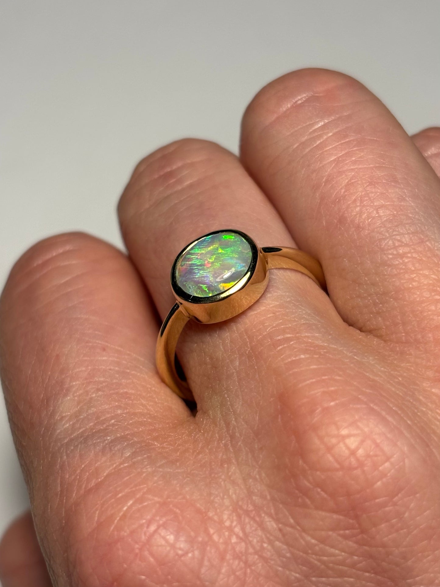East West Ring - 14k Size 7.5, P
