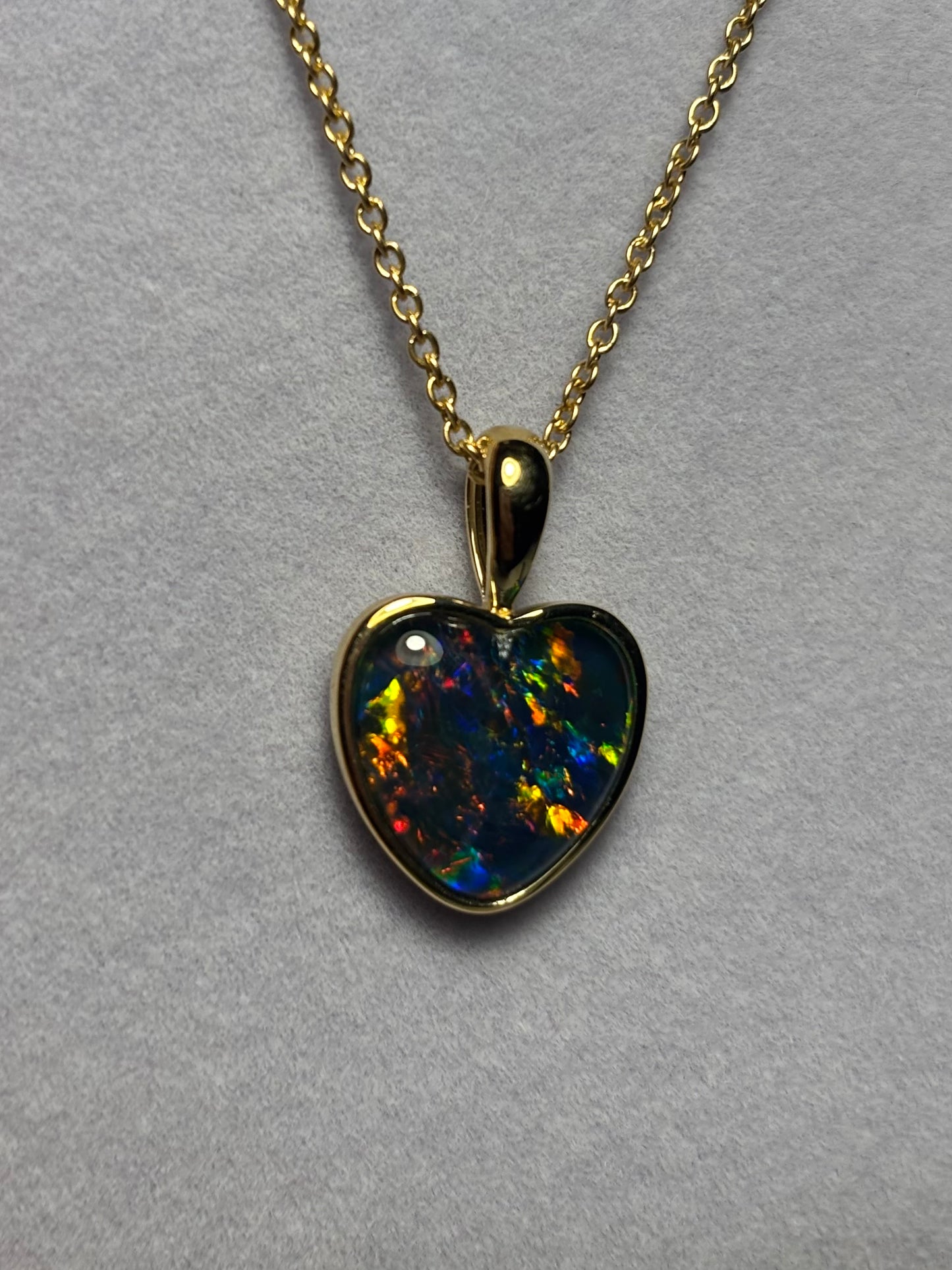 Heart of Gold Pendant - 9k