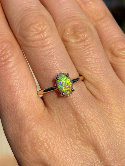 Golden Blaze Ring - 14k Size 7.75, P