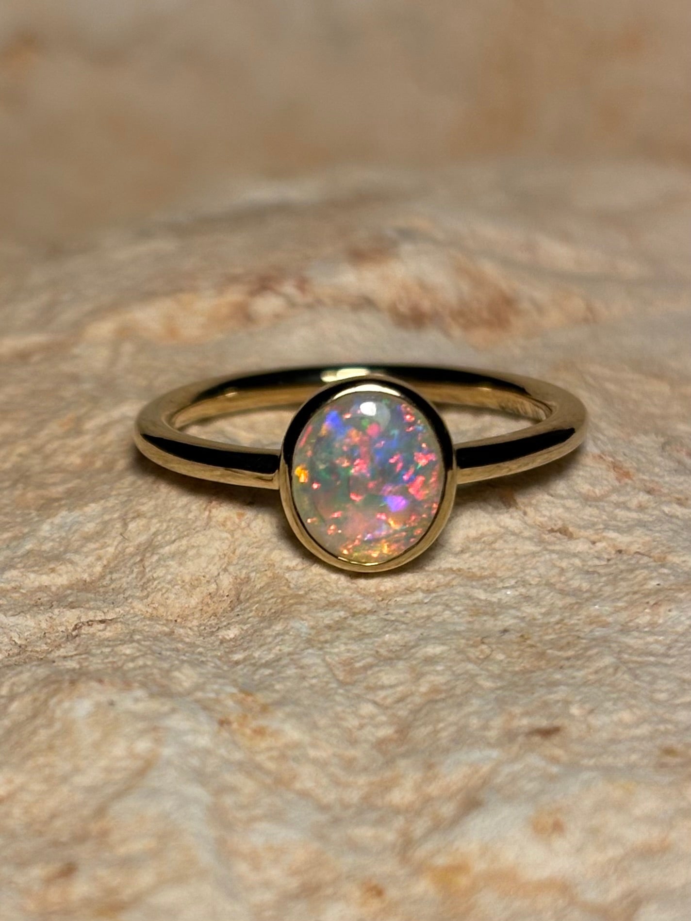 Pink Paradise Ring - 14k, Size 5, K