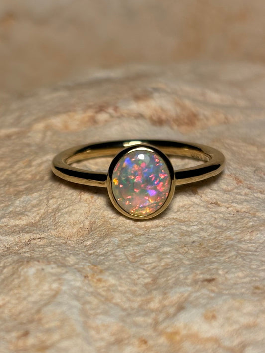 Pink Paradise Ring - 14k, Size 5, K