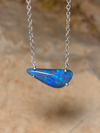 Blue Lagoon Necklace - Sterling Silver