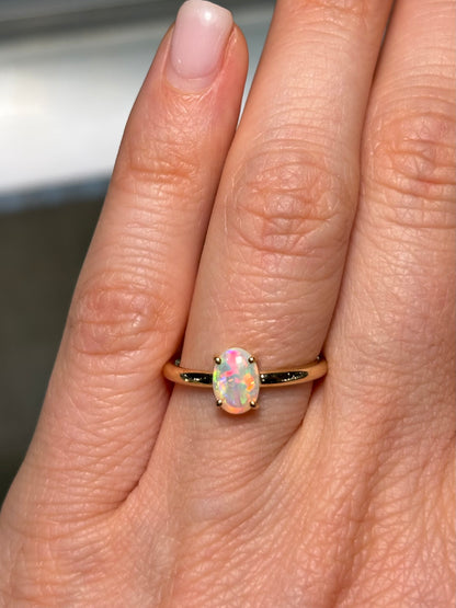 Mystic Aura Ring - 9k, Size 5, K