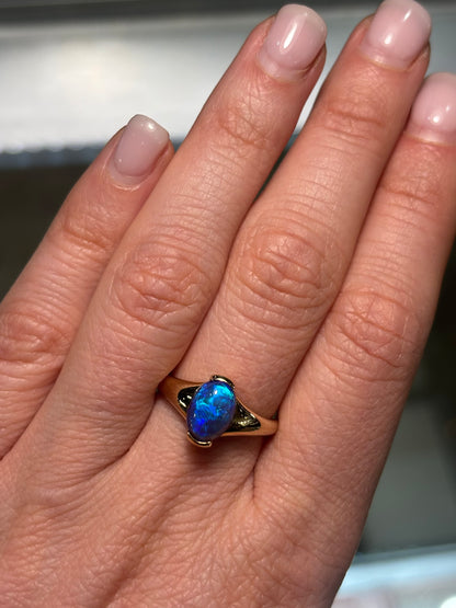 Blue Mountains Ring - 9k, Size 6.75, N