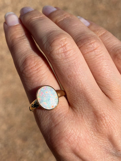 White Haven Ring - 9K Size 8.75, R
