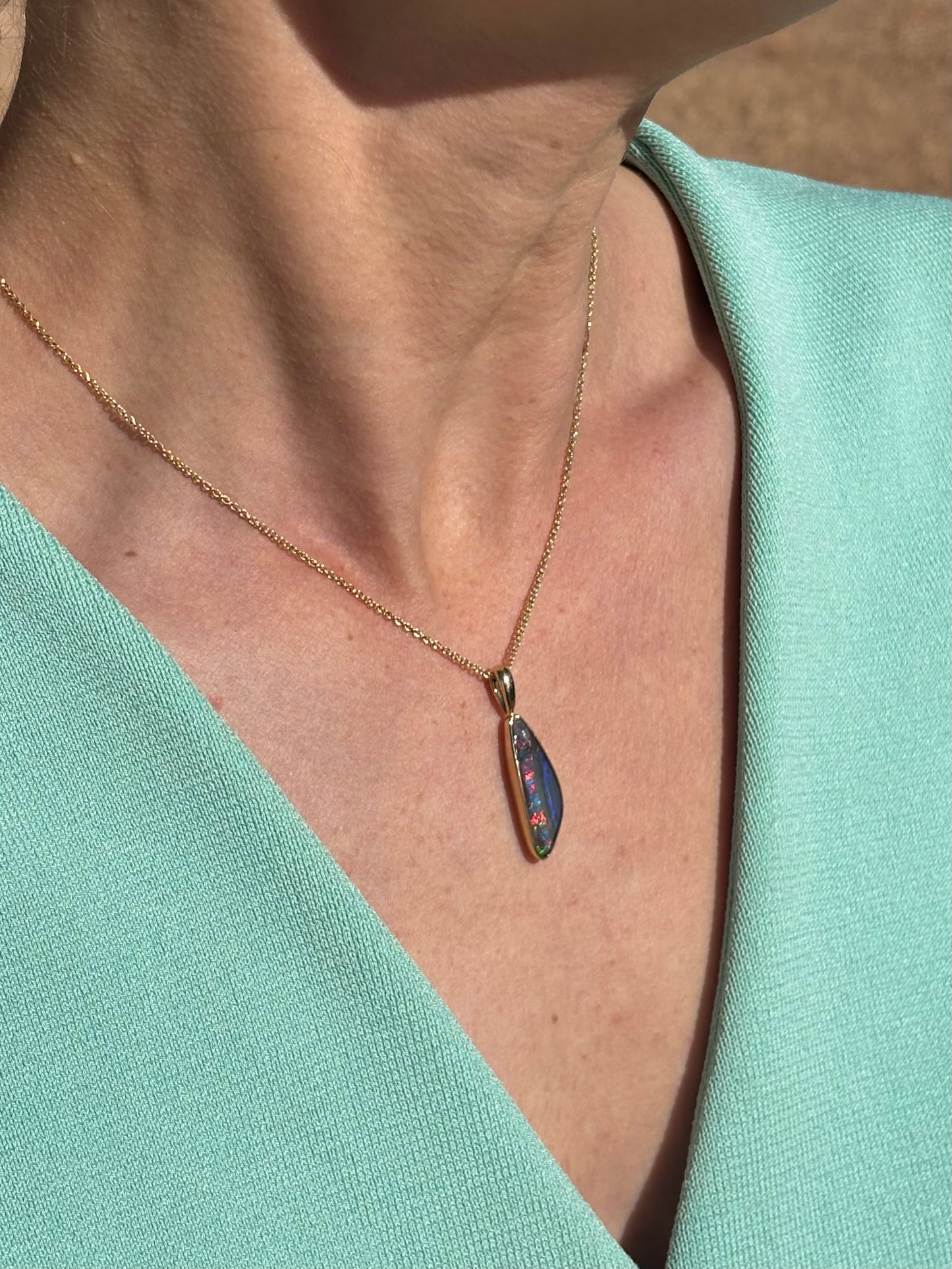 Celestial Drop Pendant - 9k