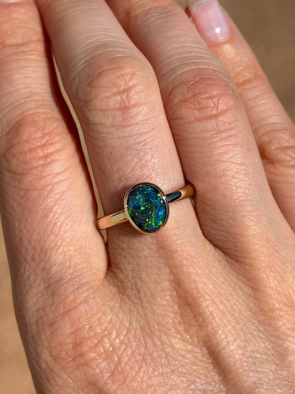 Starry Night Ring - 14k Size 6.75, N