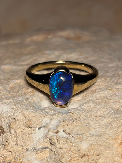 Blue Mountains Ring - 9k, Size 6.75, N