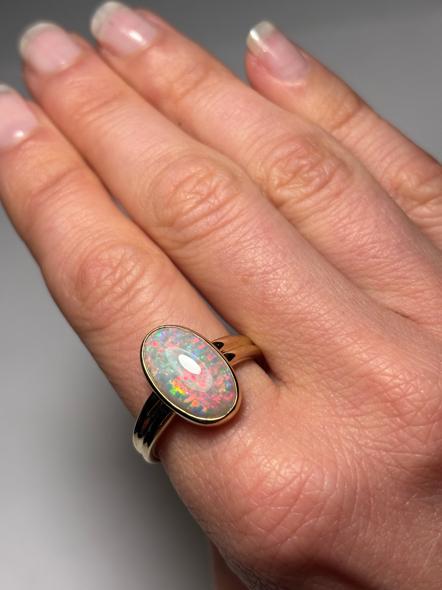 Opal Daydream Ring - 9K Size 9.5, S 1/2